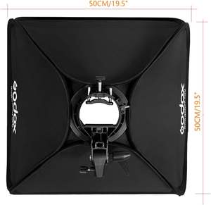 GODOX 50x50cm Bowen Mount S-Type Bracket Faltbare Aufbewahrung softbox mit Honeycomb Grid Carry Bag - Product Image 2