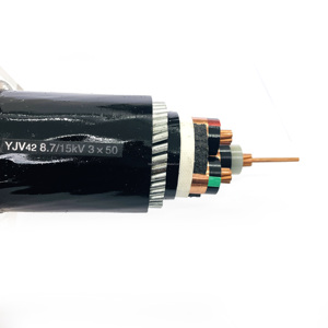 CU lõi xlpe cách điện thô dây thép bọc thép PVC vỏ bọc cáp điện yjv42 8.7/15KV - Product Image 4