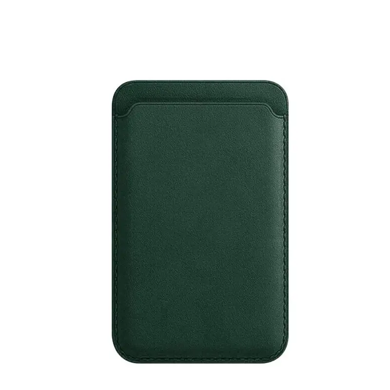 Suitable for Apple Magsafe Magnetic Card Case for iPhone 14 Leather Magnet Back Stick iPhone 13 Card Case ID Holder