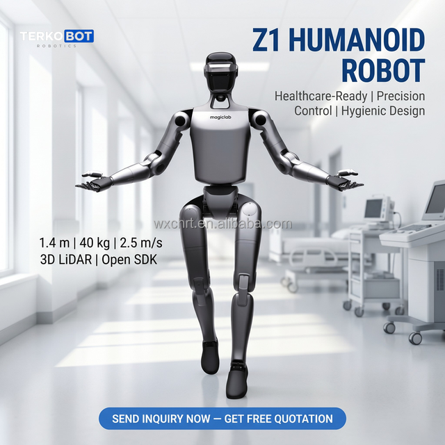 TERKOBOT MagicBot Z1 Biped Humanoid Robot 50 Joints Autonomous Navigation AI Dialogue R&D Humanoid Robot