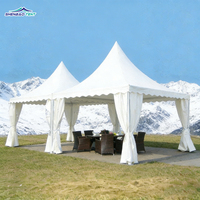 Carpa Pagoda de PVC 3x3 4x4 5x5 6x6 7x7, Carpa Plegable 10x10 para Eventos, Ferias Comerciales, Alquiler y Venta