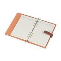 Carnet cadeau en gros marron à feuilles mobiles avec fermoir, idéal pour les fêtes, directement de l'usine
