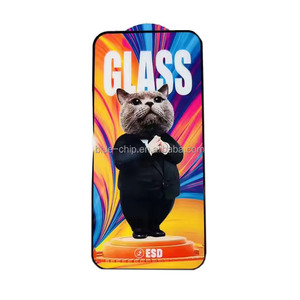 HD bảo vệ điện thoại di động phim Tempered Glass đầy đủ keo chất lượng cao ESD chống tĩnh bảo vệ màn hình cho Motorola G điện 2024 - Product Image 1
