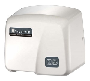 Secador de Manos Comercial de 1800w con Motor Silencioso sin Escobillas, Sensor de Aire Caliente, Garantía de 3 Años, 110v-220v, Uso Doméstico y Hotelero, IP23, 63db, 1 - Product Image 1