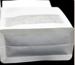 200G Lá In Zipper Top Resealable Nhựa Doypack Đồng Bằng <span class=keywords><strong>Standup</strong></span> Zipper <span class=keywords><strong>Pouch</strong></span> Cửa Sổ Hình Bầu Dục Herbs Bao Bì Túi - Product Image 2