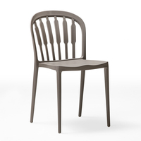 Chaise de salle à manger en plastique coloré, meuble de maison, Restaurant et café, bon marché, livraison gratuite