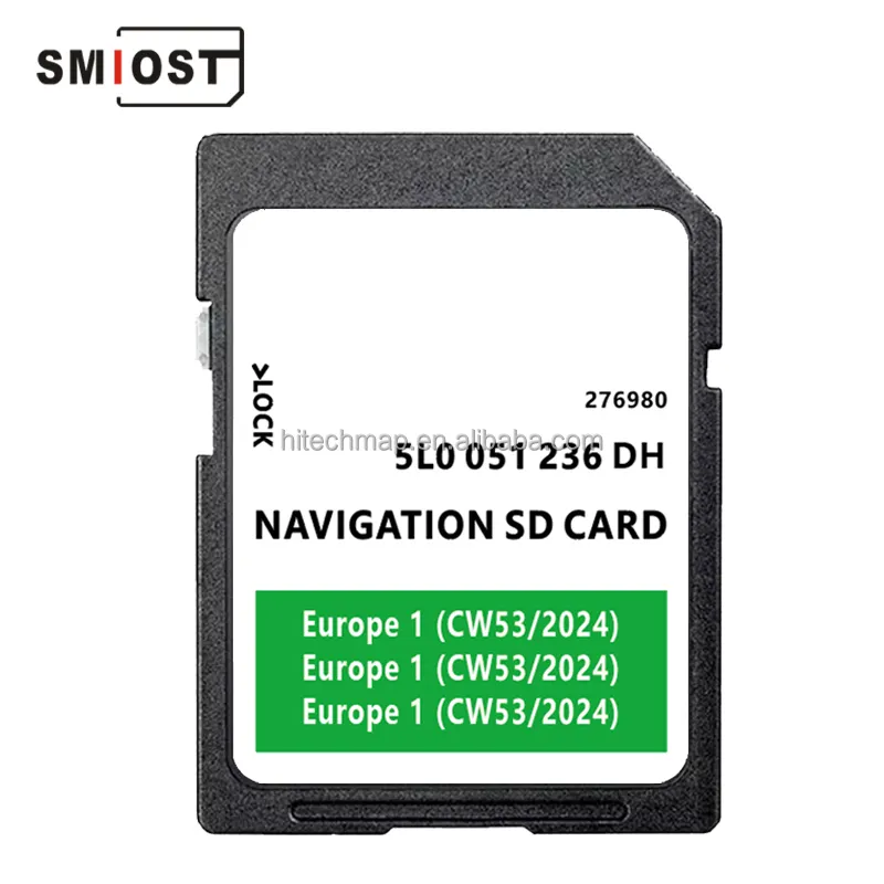 SMIOST navigasi untuk Skoda Navig Amunsen Ultra tipis GPS SD peta Navi pelacak Aksesori Mobil kartu 32gb Memorial