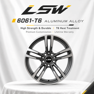 ล้อฟอร์จ LS8140 ทรง OEM ขนาด 18 19 20 นิ้ว สี Gunmetal ขอบขัดเงา อัลลอยด์ 5x112 5x120 ET20 ET35 สำหรับ Mercedes BMW Audi - Product Image 4