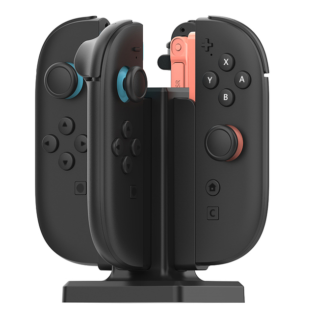 NS 2 4 in 1 Joycon Magnetic Fast Charger Docking Station USB-C LED Indicator Charging Dock for Nintendo Switch 2 Joy-Con Joycon