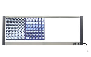 Kualitas tinggi penampil Film sinar X medis dengan dukungan sertifikasi CE ISO MG02 Panel ganda dengan saklar Sensor - Product Image 3