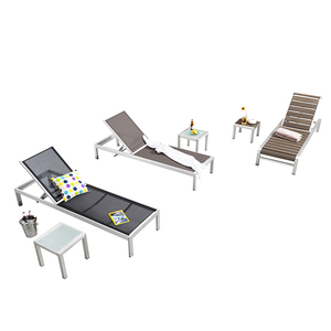 La piscina de la playa al aire libre reclinado de aluminio de Honda y de madera de plástico sofá cama sombra de sol <span class=keywords><strong>tumbona</strong></span> - Product Image 1