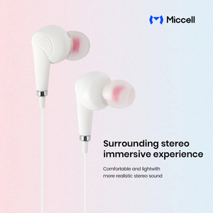 <span class=keywords><strong>Écouteur</strong></span>s filaires HiFi Miccell en gros, 3,5 mm/Type-C, intra-auriculaires <span class=keywords><strong>avec</strong></span> microphone mains libres pour les amateurs de musique <span class=keywords><strong>et</strong></span> les iPhones - Product Image 3