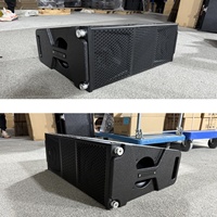 XUNGUAN RM208 Enceinte Line Array en contreplaqué de bouleau de 8 pouces avec peinture polyurée, crossover intégré, pour équipement de sonorisation d'église