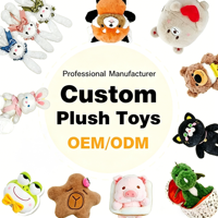 Produsen Boneka Plush Custom MOQ Rendah OEM Mainan Boneka Plush Lembut Isi Kapas Lembut Sesuai Gambar Anda