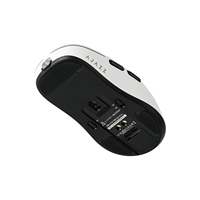 Ajazz Mouse Gaming ringan, Mouse Gaming putih ringan dengan Dok pengisian daya magnetik, pabrik asli