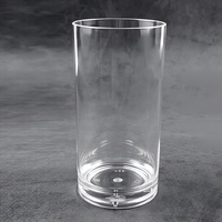 Vasos Highball de Plástico Irrompible de 16 oz, Material de Policarbonato con Base Gruesa