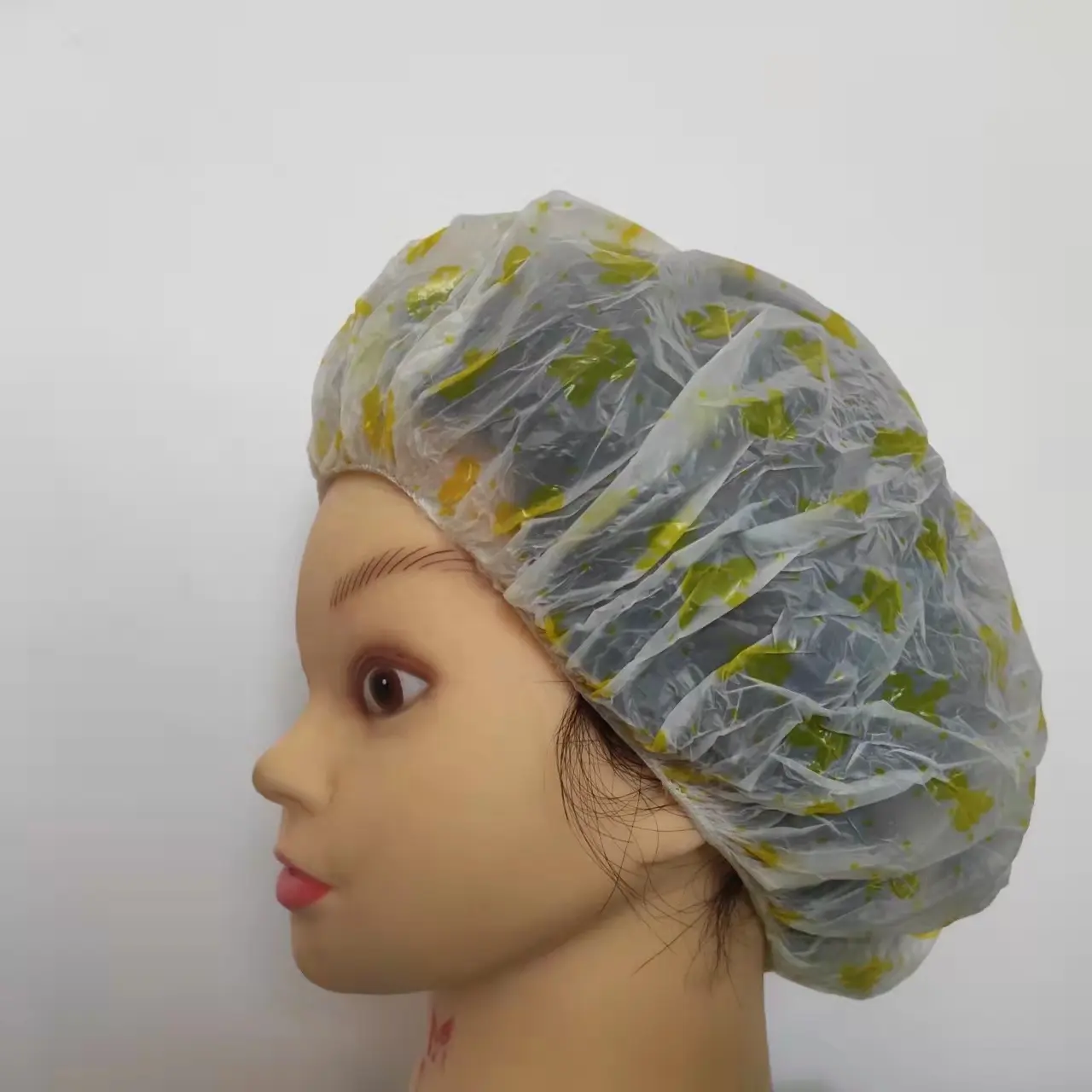 disposable plastic personalized shower cap