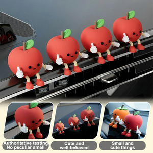 ของตกแต่งรถยนต์น่ารักนุ่มนิ่มแบบขายส่ง UFORU ของสะสมตุ๊กตาตั้งโต๊ะมาสคอต PVC แบบกำหนดเอง ของขวัญของเล่นส่งเสริมการขาย - Product Image 2