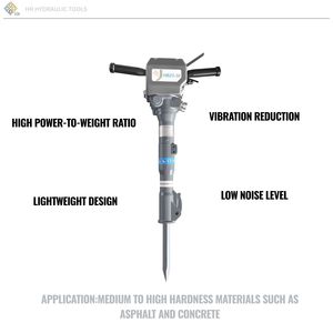 Huirui HB23-30 Lichtgewicht Hydraulische Slaghamerboormachines Trillingsreductie Brekende Eigenschappen Handig Pick Accessoire - Product Image 3