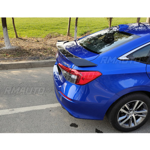 สปอยเลอร์หลังทรงฟอลคอนลายคาร์บอนไฟเบอร์สำหรับ Honda Civic รุ่นที่ 11 ปี 2022 อุปกรณ์ตกแต่งรถยนต์ - Product Image 4
