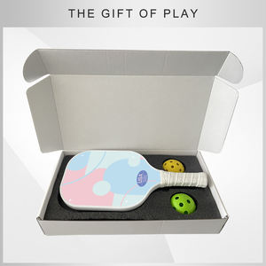 ไม้พายพิคเคิลบอล FitSpark Cat คาร์บอนไฟเบอร์ แกนรังผึ้ง ไร้ขอบ จุดตีกว้าง 5x4.8 นิ้ว น้ำหนักเบา ทนทาน มาตรฐาน USAPA - Product Image 6