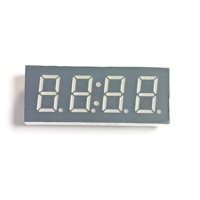 Pantalla LED de 7 Segmentos, 0.36 Pulgadas, 4 Dígitos, Luz Roja de Alta Penetración, Dispositivo Industrial para Exteriores, Contador Digital, Monitor de Estado