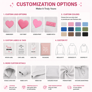 Sudadera con Capucha para Mujer, Manga Larga, Bordado de Corazón, Mezcla de Algodón y Felpa, para Otoño e Invierno, Uso Diario, con Certificación BSCI - Product Image 3