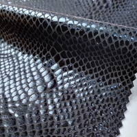 Faible quantité minimale de commande polyester spandex élastique paillettes réfléchissant serpent impression tissu jogging