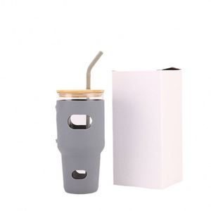 32oz Glass Travel <b>Mug</b> With Handle and Silicone Sleeve for Mountain Road Trips - Product Image 5