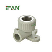 IFAN Factory Wholesale Support OEM Socket Coupling Custom Size Logo PPR Pipe Fitting Plastic Water Pipe Fittings