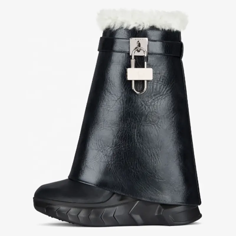 Factory Custom Designer Schuhe Winter Schnee Knöchel Pelz Stiefel für Frauen