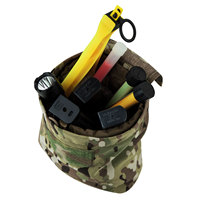 Pochette de récupération tactique pliable KRYDEX Molle pour magazines, sac de chasse