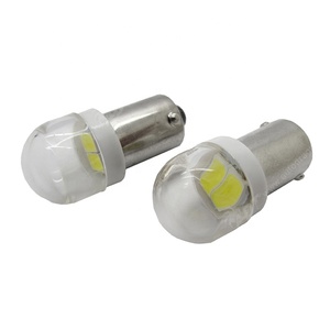 ออโต้ดราก้อนส์ โคลด์ไวท์ แบบไม่กระพริบ Ba9s # 44 # หลอดไฟ LED แบบใสทรงกลม 47 2SMD 5630 สำหรับเครื่องพินบอล - Product Image 1