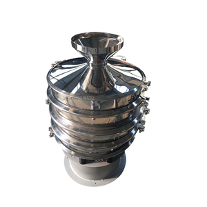 Thép không gỉ tròn rung sàng sàng lọc bột đậu nành và Máy sàng lọc loại bỏ tạp chất - Product Image 5