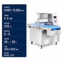 Hoogprecisie automatische koekjesmachine met PLC touchscreen en meertalig display voor export en groothandel