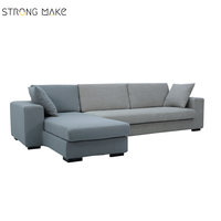 Neuankömmling Elfenbein Stoff Sofa Möbel Meuble Pour Canape Salon Moderne Liege Sofas Luxus L-Form Wohnzimmer Sofa
