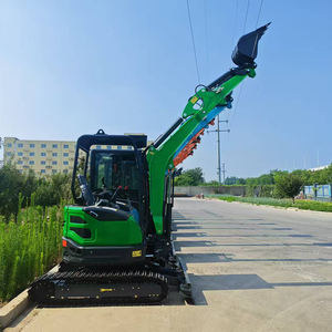 Mini Escavatore da 1.5 Tonnellate CE EURO5 Escavatori per Uso Domestico Piccolo Digger Cinese da 1 Tonnellata 2 Tonnellate EPA Bagger Cingolato per Fattoria con Motore Kubota - Product Image 2