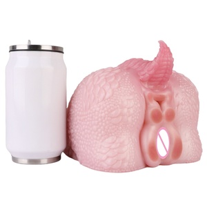 Juguetes de masturbación masculinos GEEBA: Muñeca de silicona con forma de trasero de animal, masturbador masculino de dragón, vagina de bolsillo, juguete sexual al por mayor. - Product Image 5