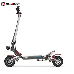 NANROBOT 1000w 52v 60km Cheap 2 Wheel Folding Kick Adult weped high power Electric Scooter