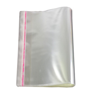 Factory Direct Custom Transparent Opp Packing Seal Plastic Self Adhesive Cellophane Clear Poly Bag