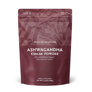 ผงอัชวกันดาสำหรับคนทานมังสวิรัติ ไม่มีน้ำตาล สมุนไพรธรรมชาติ ออร์แกนิค สารสกัดจากรากอัชวกันดา KSM-66 - Product Image 1