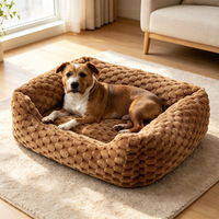 Neues Winter-Warmes Polyester-Hundebett mit PP-Baumwollfüllung für Große Hunde Ganzjahres-Sofa-Stil Schlafplatz