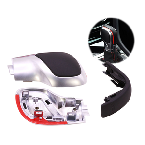 Pomo de Palanca de Cambios Automática Rojo y Azul para VW <span class=keywords><strong>Golf</strong></span> 6 <span class=keywords><strong>7</strong></span> <span class=keywords><strong>R</strong></span> GTI Passat B7 B8 CC R20 Jetta MK6 GLI, Cubierta de Emblema <span class=keywords><strong>DSG</strong></span> para Palanca de Cambios - Product Image 2