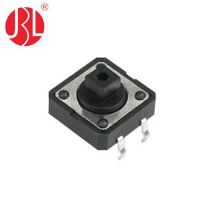 Interruptor táctil de 12,00mm x 12,00mm, SPST, NO, accionado por la parte <span class=keywords><strong>superior</strong></span>, a través del orificio, de 1/2/2/mm - Product Image 2