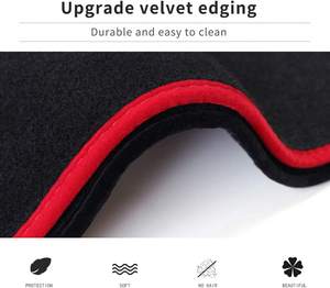 Пользовательский Коврик для приборной панели Muchkey для <span class=keywords><strong>Toyota</strong></span> <span class=keywords><strong>Camry</strong></span> 2018 2019, коврик для приборной панели, протектор для приборной панели, простая установка - Product Image 5