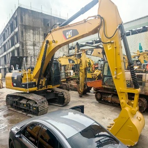 รถขุด CAT 330D สีเหลือง มือสอง อุปกรณ์ก่อสร้างแบบตีนตะขาบ - Product Image 3