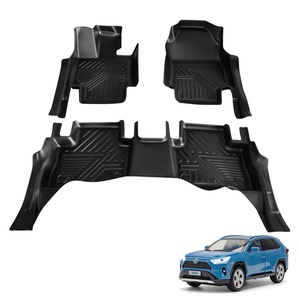 Tapetes de Piso 5D TPE Antideslizantes e Impermeables para Todo Clima, Hechos a Medida para Rav4, Alfombrillas para Toyota - Product Image 4