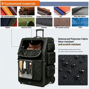Sac de transport portable pour chevaux avec roulettes, grande capacité, en polyester, pour le rangement de la selle et du matériel d'équitation - Product Image 3