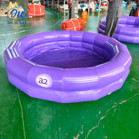 Grande piscine gonflable en PVC, piscine extérieure épaissie pour adultes et enfants, design écologique et étanche, souffleur inclus