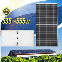 Panel Surya Monokristalin Bifasial Tipe-N MWT HBC Efisiensi Tinggi Sunnal 550W-700W Paket Lengkap untuk Rumah